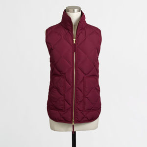 J. Crew Factory Quilted puffer vest